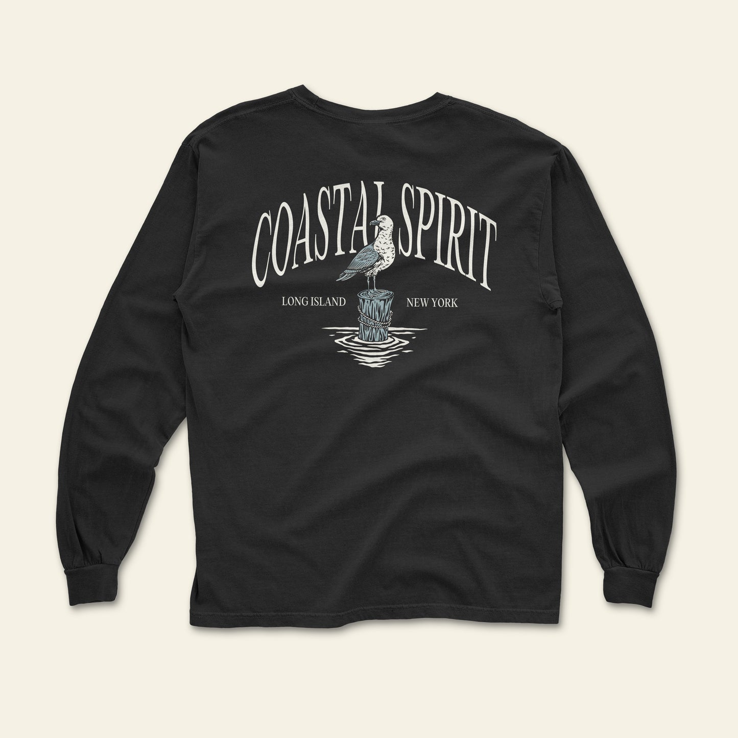 Coastal Spirit - Black Long Sleeve 𓅭