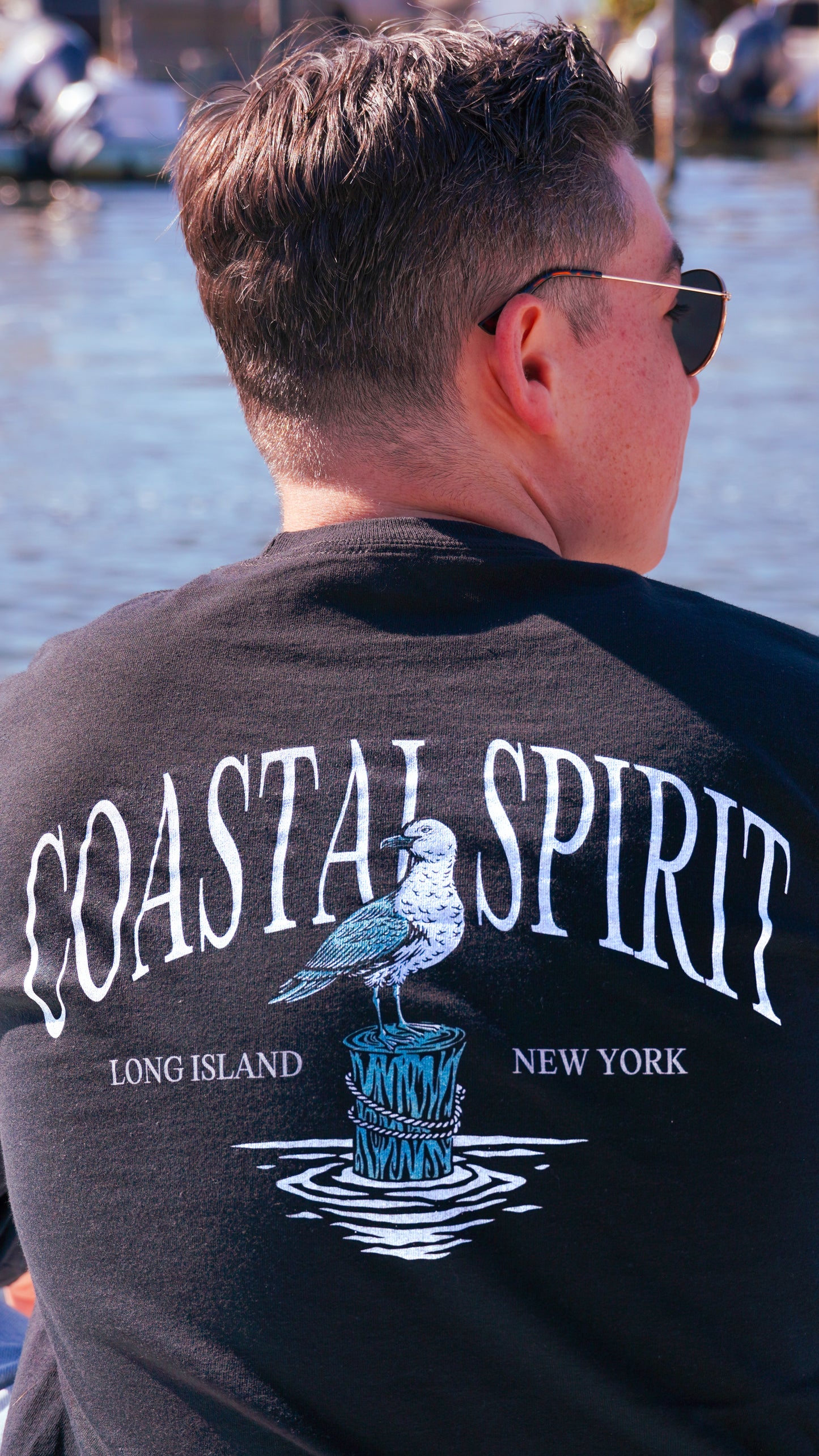 Coastal Spirit - Black Long Sleeve 𓅭